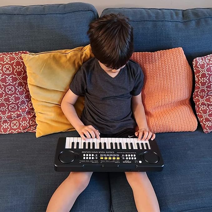Kid Keyboard Piano - 37 Keys Piano Toys for Kids Beginners Electronic Pianos with Microphone Educational Musical Toy for 3 4 5 6 7 8 Year Old Boys Girls Gift