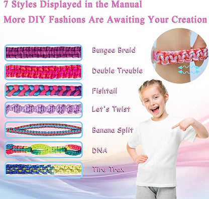 Friendship Bracelet Making Kit Toys, DIY Crafts for Girls Ages 8-12, Hottest Birthday Christmas Gifts for 7 8 9 10 11 12 Years Old Kids, Travel Activities Party Favor Holiday Gift Guide