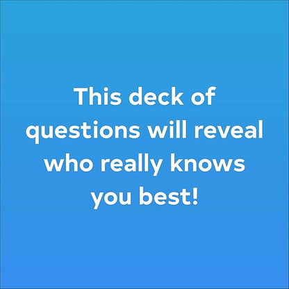 Chronicle Books After Dinner Amusements: How Well Do You Know Me?: 50 Questions for Family and Friends (Family Friendly Conversation Starter Card Game, Portable Camping and Holiday Games)