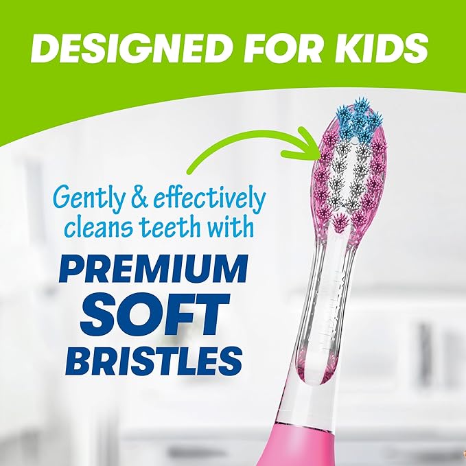 Firefly Ready Go Brush, Peppa Pig, Light Up Timer Toothbrush, Premium Soft Bristles, 1 Minute Timer, Less Mess Suction Cup, Battery Included, Easy Storage, for Ages 3+, 1 Count