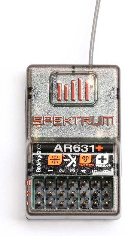 Spektrum AR631+ 6 Channel AS3X+ & Safe Receiver, SPM-1031