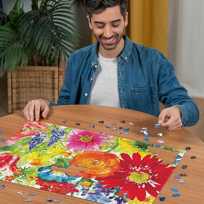 Ravensburger Abundant Blooms 1000 Piece Jigsaw Puzzle for Adults - 12000671 - Handcrafted Tooling, Made in Germany, Every Piece Fits Together Perfectly