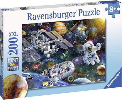 Ravensburger Cosmic Exploration Kids Jigsaw Puzzle | 200 Unique XXL Pieces | Anti-Glare Fun & Educational Toy | FSC Certified - 19.5" x 14.25" Multicolor