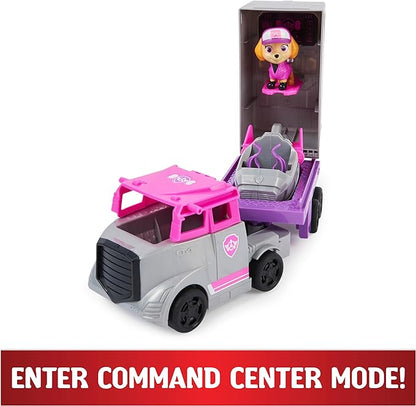 PAW Patrol, Big Truck Pup’s Skye Transforming Toy Trucks with Collectible Action Figure, Kids Toys for Ages 3 and up