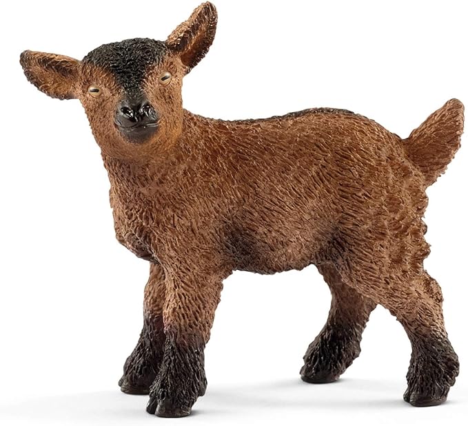 Schleich Farm World, Realistic Farm Animal Toys for Kids and Toddlers, Baby Goat Toy Figurine, Ages 3+