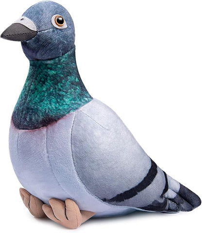 Grey Pigeon Plush Toy - Simulation Rock Columba Rupestris Stuffed Animal, Cute Rock Pigeon Plush Toy as Gift for Your Friends