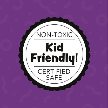 Colorations IncredibleFoam Dough, 4 Colors, 3 1/2 ounces each, Plastic Tubs for Storage, Foam Modeling Dough for Kids, Mess Free Dough, Sensory Modeling Dough, Non Drying for Reshaping, Non Toxic