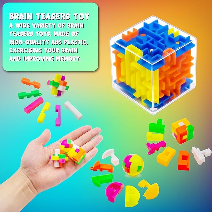 110 PCS Party Favors Toy for Kids, Pinata Stuffers, Goodie Bags Fillers, Prize Box Toys for Classroom, Treasure Chest, Birthday Party, Carnival Prizes for Boys Girls 4-8-12