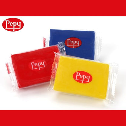 Pepy Plastilina Reusable and Non-Drying Modeling Clay; Set of 48 Bars, 1.4 Ounce Each, 16 Each of 3 Colors, Perfect for Arts and Crafts Projects, Primary Colors …