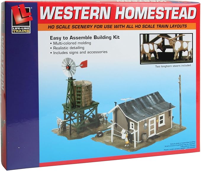 HO Scale Building Kits - Western Homestead