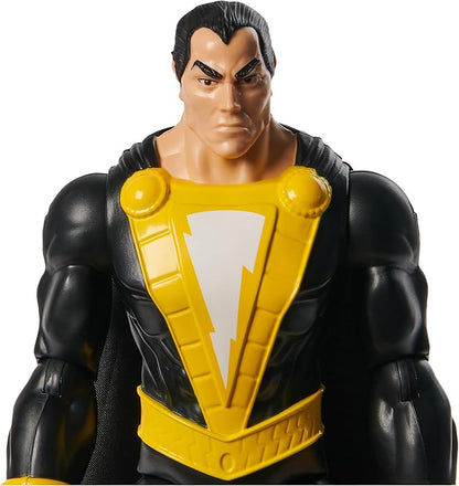 DC Comics, Black Adam Action Figure with Cape, 12-inch, Easy to Pose, Collectible Superhero Kids Toys for Boys and Girls, Ages 3+
