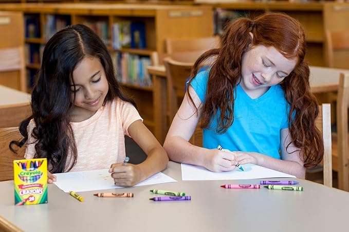 Crayola Crayons Bulk (24 Packs), Back to School Supplies for Preschool & Kindergarten, Bulk Crayons for Kids, Classroom Supplies