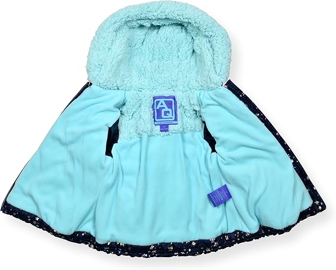 Arctic Quest Little Girls Bib Snow Pants and Ski Jacket Water-Resistant Snowsuit For Kids Winter Jacket For Girls