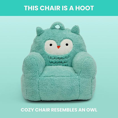 Delta Children Owl Cozee Buddy Chair, Teal