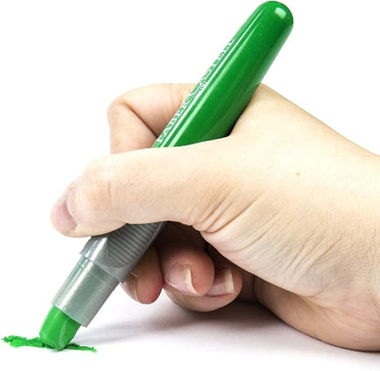 Faber-Castell Gel Crayons: 12 Jumbo Gel Crayons in Durable Storage Case: Toddler Art Supplies for Coloring and Kids Drawing, Twistable Crayons for Arts and Crafts for Kids Ages 3-4+