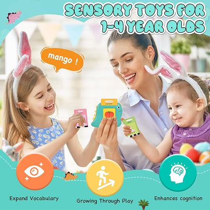 Talking Flash Cards Toys for Toddlers 1 2 3 4 5 6, 510 Sight Words, Montessori Educational Learning Interactive Toddler Toys,Speech Therapy Toys, Birthday Christmas Ideal Gift