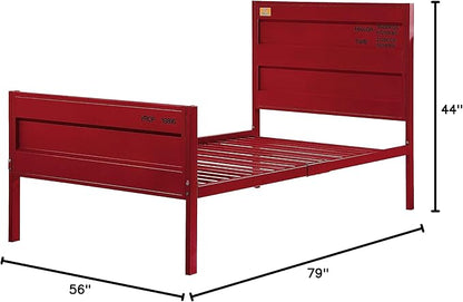 Acme Cargo Full Panel Kids Bed in Red