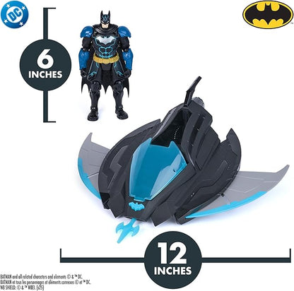 DC Comics, Batman Ninja Strike Katana Blade Batwing and 6" Action Figure, Super Hero Kids Toys for Boys and Girls Ages 3 & Up