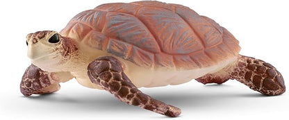 Schleich Wild Life New 2024 Wild Animal Toy Hawskbill Sea Turtle Ocean Animal Figurine