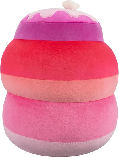 Squishmallows Original 12in Bertina The Pink Ombré Pancakes – Official Jazwares Valentine’s Day Plush (Medium-Sized)