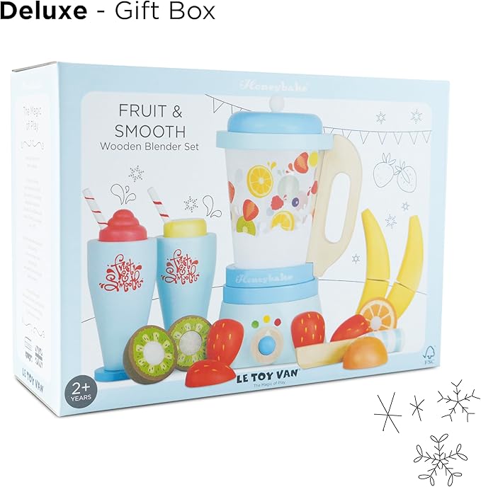 Blender & Wooden Fruit Set Premium Wooden Toys for Kids Ages 3 Years & Up - Le Toy Van
