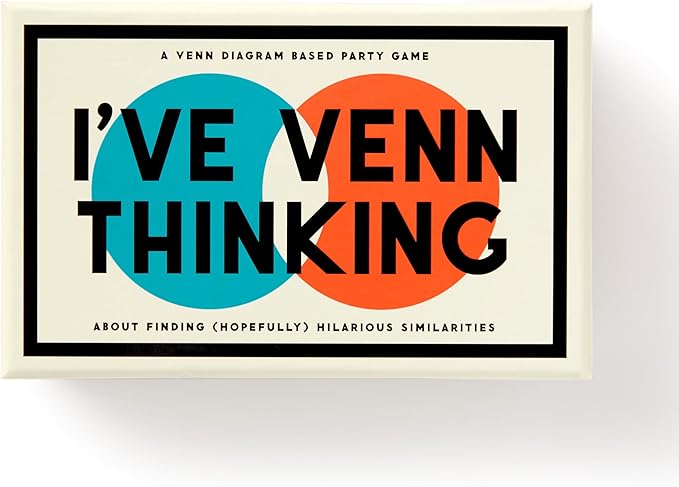 I've Venn Thinking – Fun Party Card Game About Finding Funny Common Things from Unexpected Pairings for Adults, Ages 13+