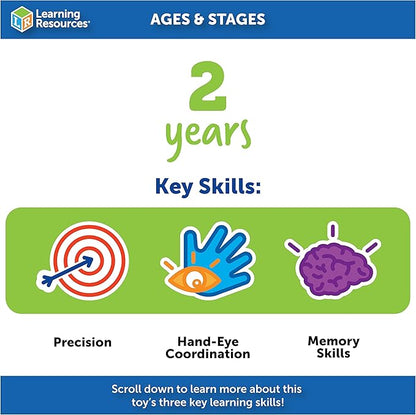 Learning Resources Smart Snacks ABC Lacing Sweets, Fine Motor Toy, 31 Pieces, Ages 2+