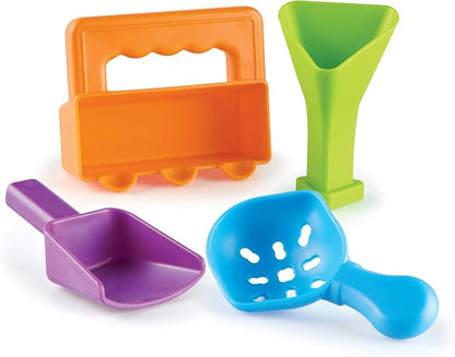 Learning Resources Helping Hands Sensory Scoops, Fine Motor Skills, Sensory Toys for Children, Sensory Toys for Toddlers, Kids Easter Basket Stuffers , Ages 3+,4 Pieces