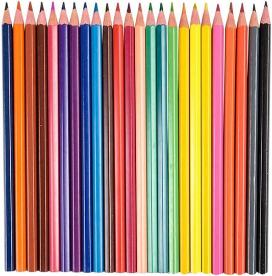 ArtCreativity Multi Colored Pencils - 24 Pack - Pre-Sharpened Coloring Pencil Set - Color Pencils for School Art Projects, Creative Play, Drawing - Great Gift Idea for Kids and Adults