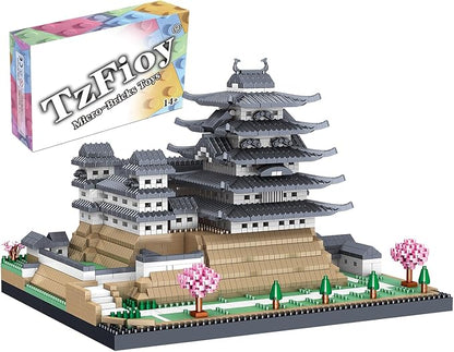 Himeji Castle Japan Building Blocks Set (3037Pcs) Famous World Architecture Educational Toys Micro Bricks for Kids Adults