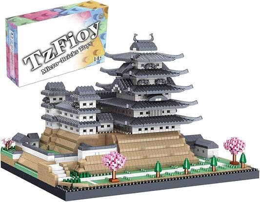 Himeji Castle Japan Building Blocks Set (3037Pcs) Famous World Architecture Educational Toys Micro Bricks for Kids Adults