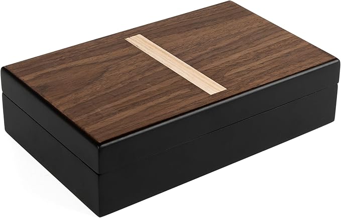 Spin Master Games, Cardinal Legacy Deluxe Double-6 Dominoes, Classic Board Game Set of 28 Dominoes in Lined Wooden Case, for Kids & Family, 1-4 Players, for Ages 8 & Up