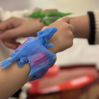 RAYCHY 3PCS Dinosaur Slap Bracelets for Kids Party Favors, Dinosaur Theme Goodie Bag Stuffers for Boys&Girls Birthday Party Gifts for Kids Carnival Prizes (Green)…