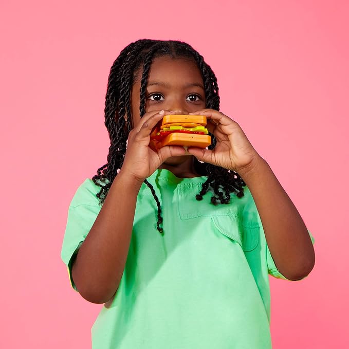 B. toys- Mini Chef - Toaster Playset- Pretend Play Breakfast Playset – 14pc Brunch Set – Pop-Up Toast & Sounds– 3 Years +