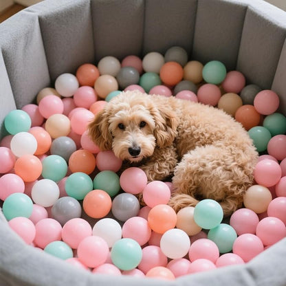 GOGOSO Balls for Ball Pit - Plastic Ball for Toddlers, Baby Kids Ball Pool Decoration 50 100 200 300 500 1000 (6 Colors, 1000 Balls)
