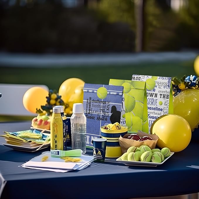 24 Tennis Party Favor Bags Tennis Goodie Bags Tennis Party Favors for Kids Tennis Birthday Party Supplies