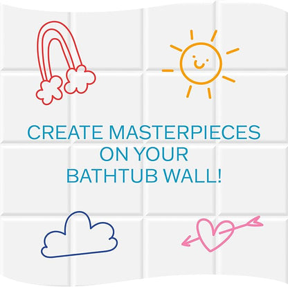 Crayola Taste Beauty Bathtub Markers, Washable Markers for Kids’ Bath Time, 2 pack Bundle