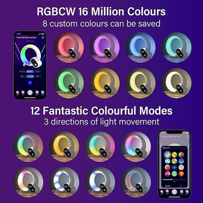 Sunrise Alarm Clock Wake Up Light - Smart Lights Sound Machine with Sunrise Simulation, App Control, Bluetooth Speaker, Music Sleep Atmosphere Lamp for Kids, Heavy Sleepers