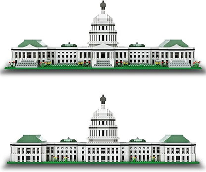 SEMKY Micro Mini Blocks United States Capitol Famous Landmark Model Set,(2888Pieces) -Building and Architecture Toys Gifts for Kid and Adult
