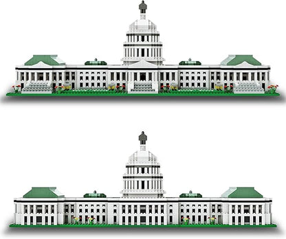 SEMKY Micro Mini Blocks United States Capitol Famous Landmark Model Set,(2888Pieces) -Building and Architecture Toys Gifts for Kid and Adult
