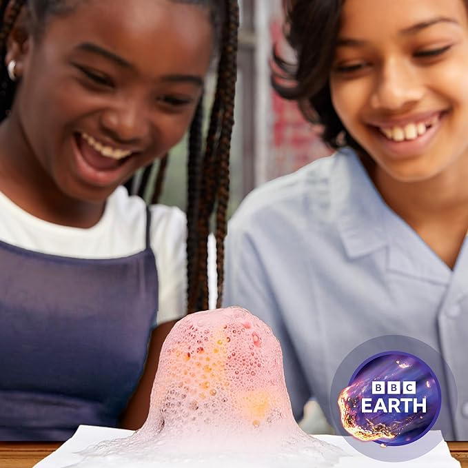 BBC Earth All-in-One Extreme Chemistry, Conduct 10 Science Experiments Including Color Science, Erupting Volcano, Acid & Base Chemistry, Learning & Education Toys, Science Experiments for Kids 6-8