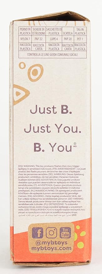 B. toys – Toy Car Keys – Key Fob with Lights & Sounds – Interactive Baby Toy – Pretend Keys for Babies, Toddlers – 10 Months + – FunKeys – Red