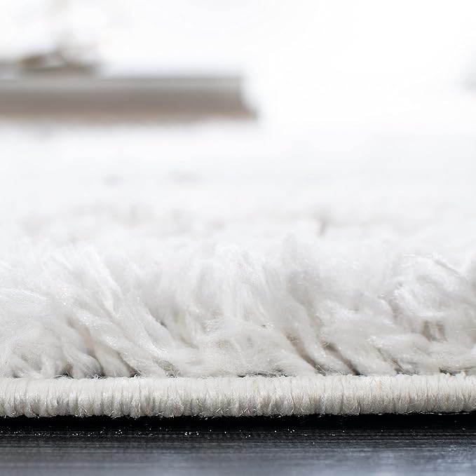 SAFAVIEH Berber Shag Collection Runner Rug - 2'3" x 8', Grey & Dark Grey, Abstract Design, Non-Shedding & Easy Care, 1.25-inch Thick Ideal for High Traffic Areas in Living Room, Bedroom (BER551F)