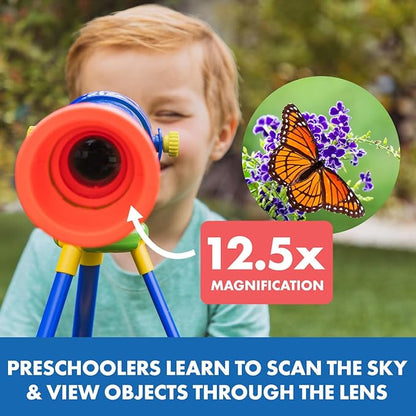 Educational Insights GeoSafari Jr. My First Telescope Toy, STEM Toy, Boys & Girls Ages 4+