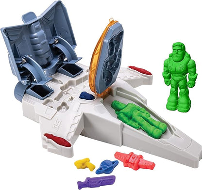 Disney Pixar Lightyear XL15 Dough Spaceship Softee Dough Modeling Dough Playset for Kids Ages 4 and Up