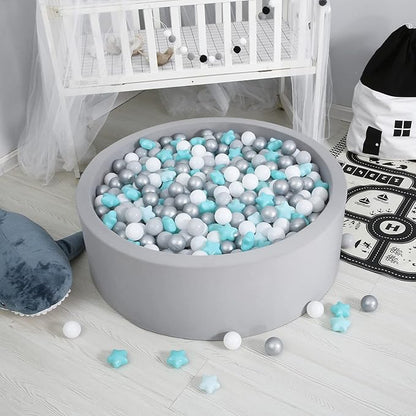 GOGOSO Ball Pit Balls for Toddles, Kids Plastic Balls for BallPit, Pool, Baby Party Accessories, Birthday Decoration 50 100 200 500 1000