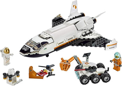 LEGO City Space Mars Research Shuttle 60226 Space Shuttle Toy Building Kit with Mars Rover and Astronaut Minifigures, Top STEM Toy for Boys and Girls, New 2019 (273 Pieces)