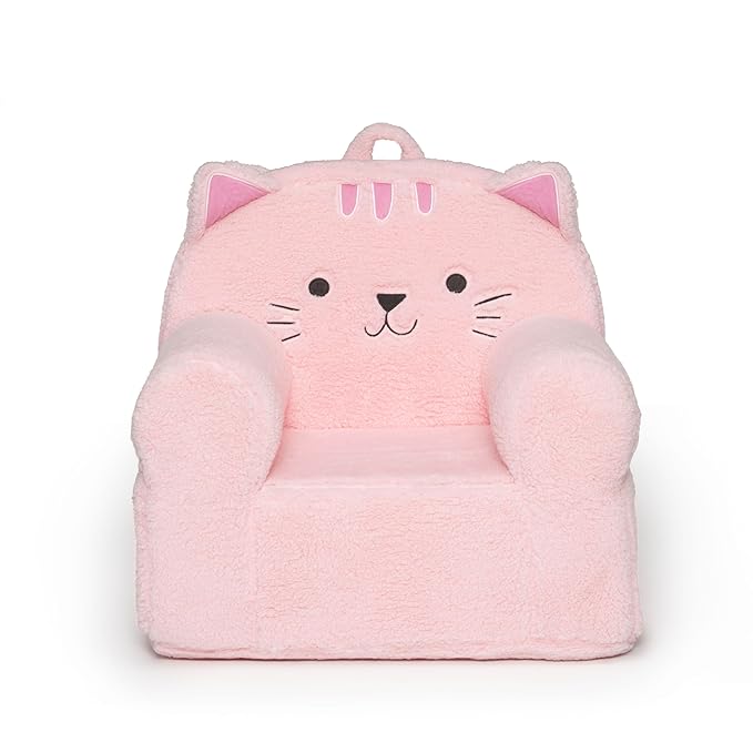 Delta Children Deluxe Cozee Chair, Pink Cat
