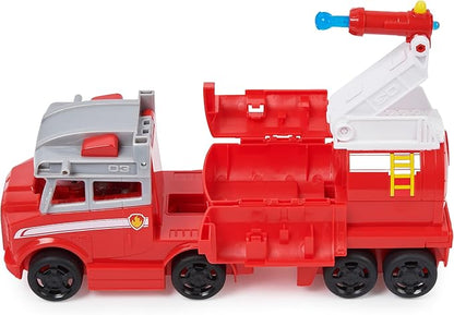 Paw Patrol, Big Truck Pup’s Marshall Transforming Toy Trucks with Collectible Action Figure, Kids Toys for Ages 3 and up