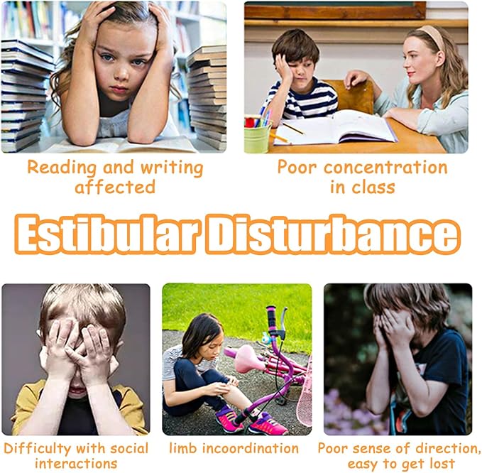 Kids Sensory Swivel Chair,Autism Sensory Spinning Chair for Kids,Sensory Spinning Toy Chair,Kids Coordination Sensory Swivel Products for Ages 3 Years and UP,Training Body Coordination